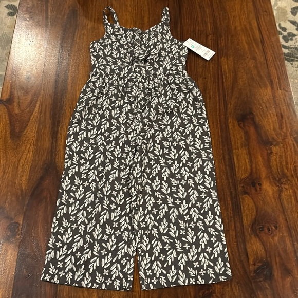 Carter's Other - Carter's Black and White Leaf Print Jumpsuit